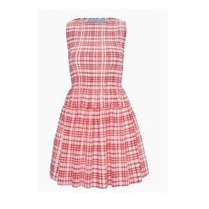 Hill House Home The Cosima Mini Nap Dress  Watercolor Gingham | Size XL